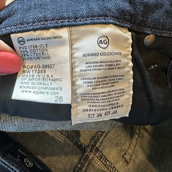 AG Stevie Short Women’s 26 Dark Wash Denim Shorts NWT - Picture 6 of 8